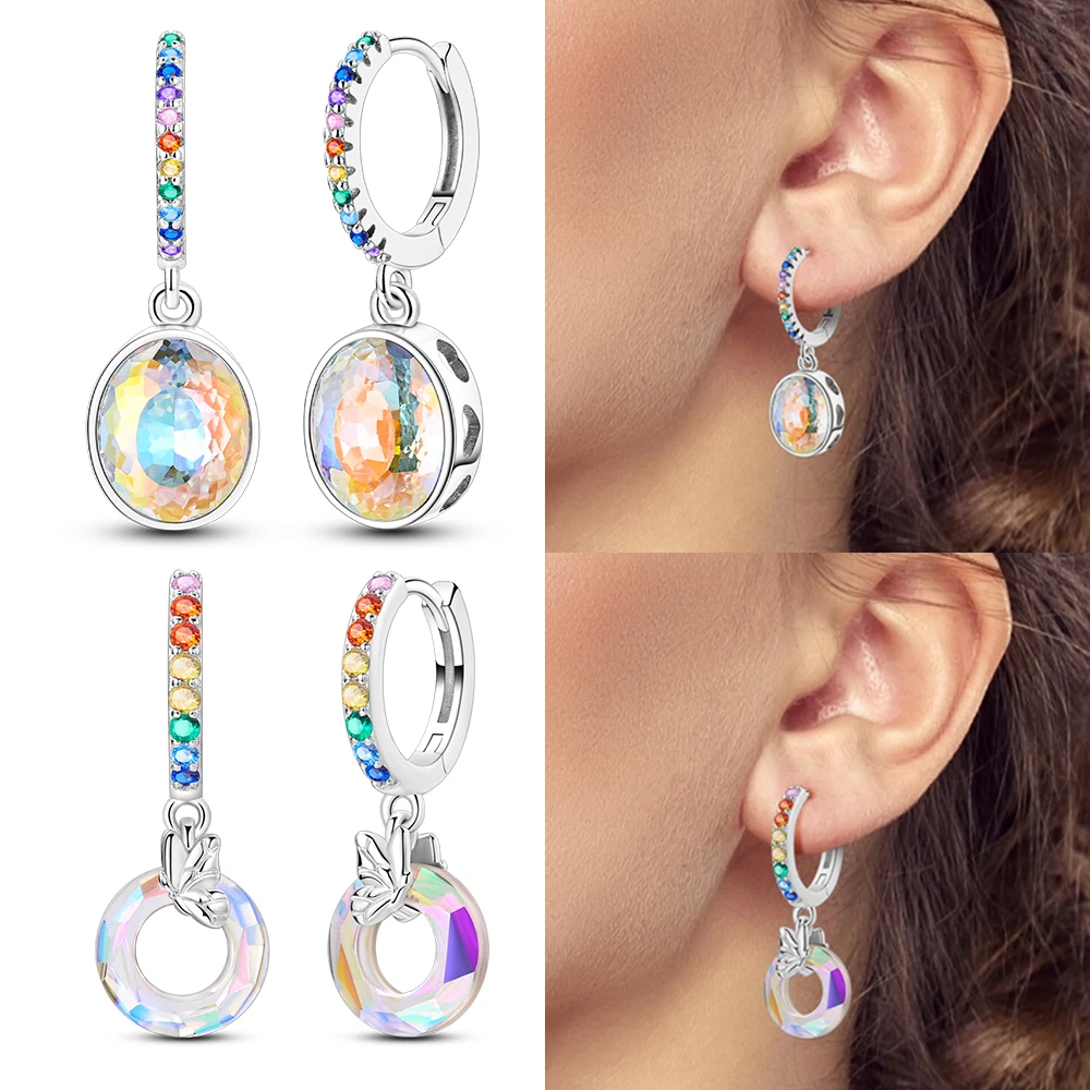 Серьги из стерлингового серебра 925 пробы