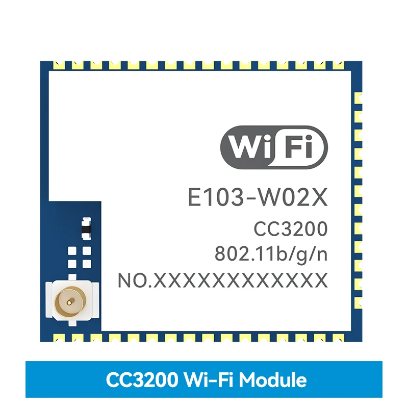 

CC3200 WIFI Module 2.4GHz E103-W02X 20dBm IPX Airkiss Function Support MQTT HTTP Client TCP/UDP Low Power Consumption