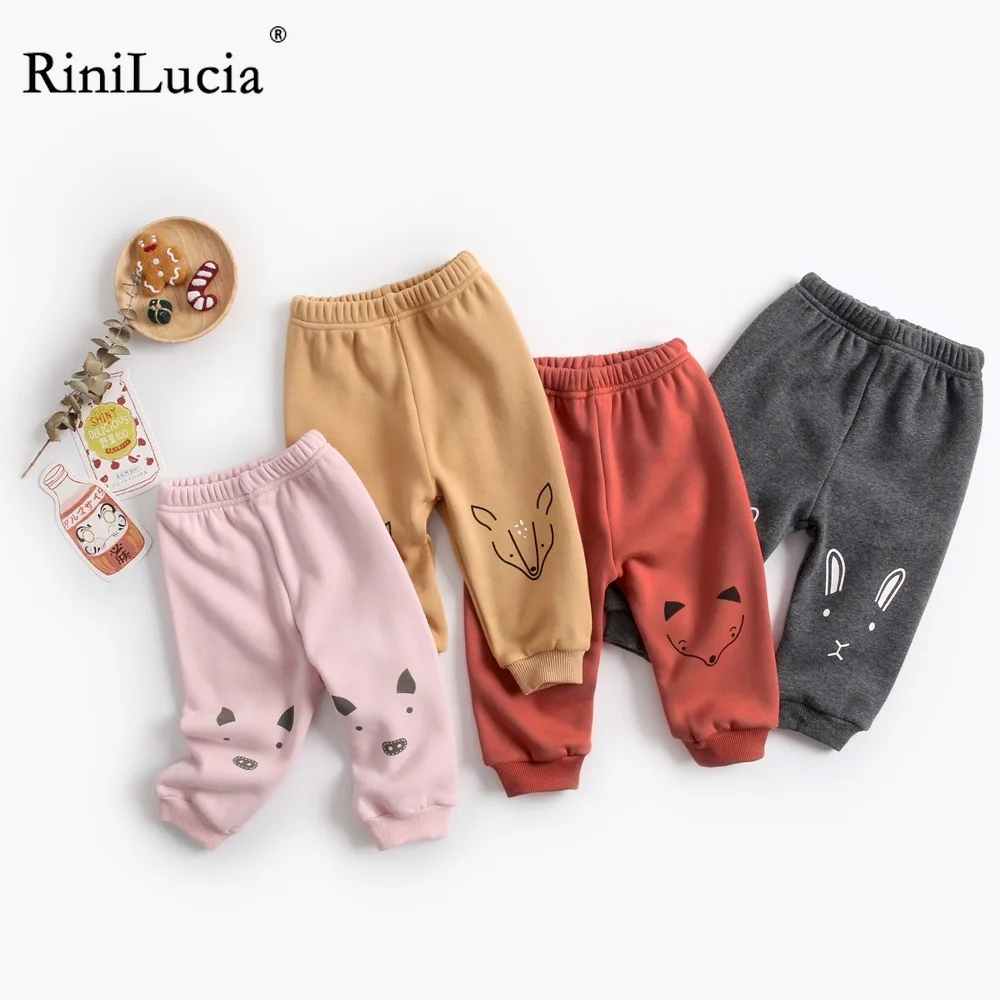 

RiniLucia Casual Baby Boys Pants Autumn Breathable Toddler Girls Animal Print Short Pants Children Trousers 0-3 Years Baby Stuff
