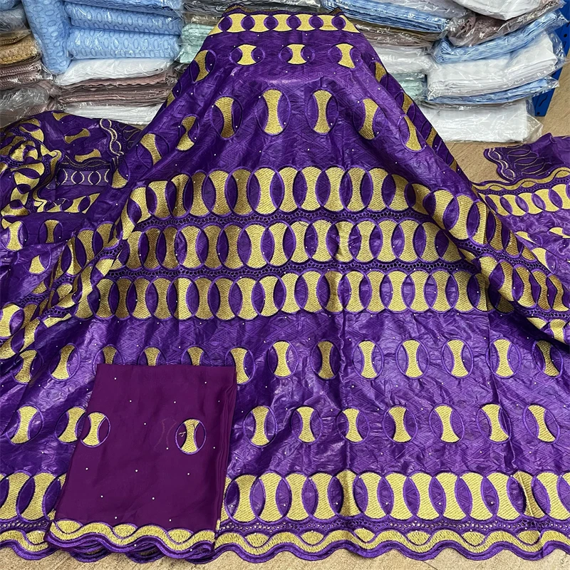 

5+2yards african bazin riche fabric with scarf cotton material bazin brode fabrcs for women dress