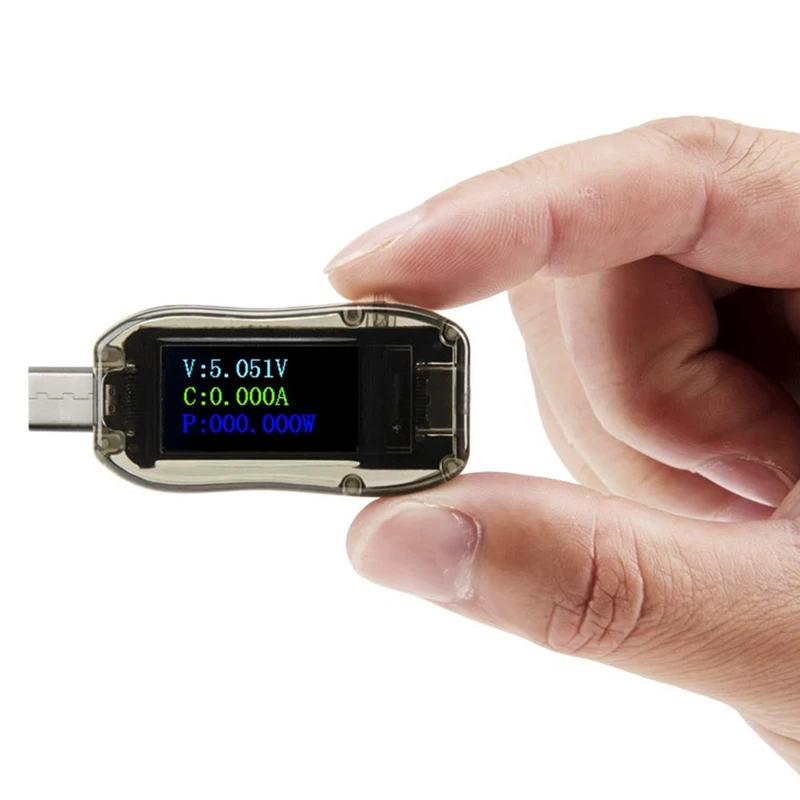 Цифровой вольтметр-Амперметр AU04 -Type-C Вольтметр постоянного тока амперметр