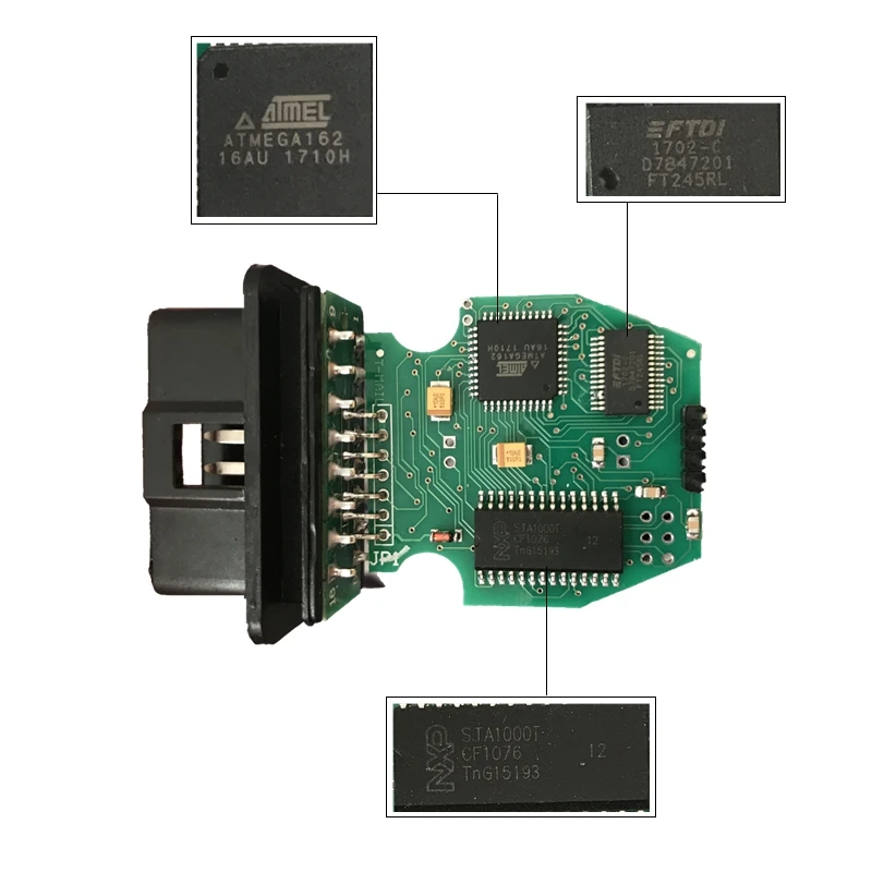 Сканер OBD2 VCP для VAG CAN PRO V5.5.1 Диагностический интерфейс FTDI FT245RL Чип OBDII BUS UDS K-Line