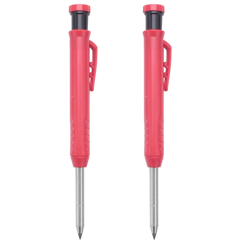 

Deep Hole Mechanical Pencil Marker Marking Tool, Pencil For Carpenter, 2Pcs