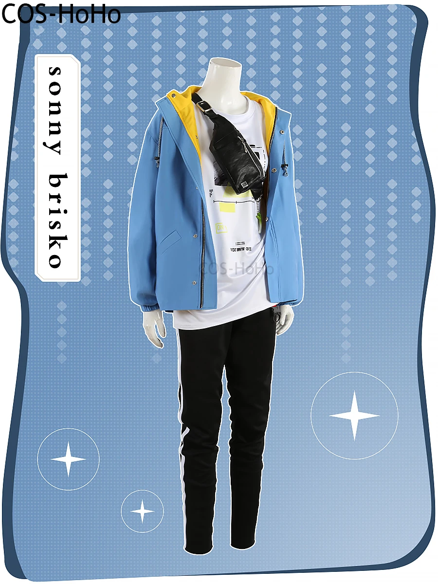 COS-HoHo Vtuber Nijisanji Sonny Brisko новая одежда игровой костюм великолепный красивый косплей