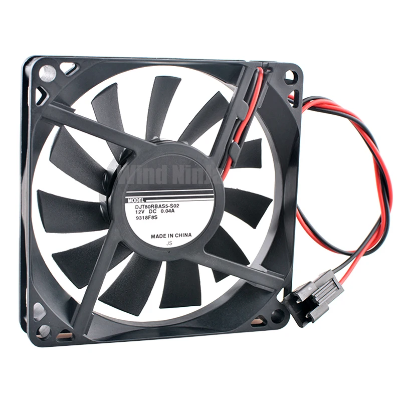 Фото DJT80RBAS5-S02 8 см X 80 мм X 15 мм DC12V 0,04A Тихий охлаждающий вентилятор для холодильника Эффективное рассеивание тепла №1