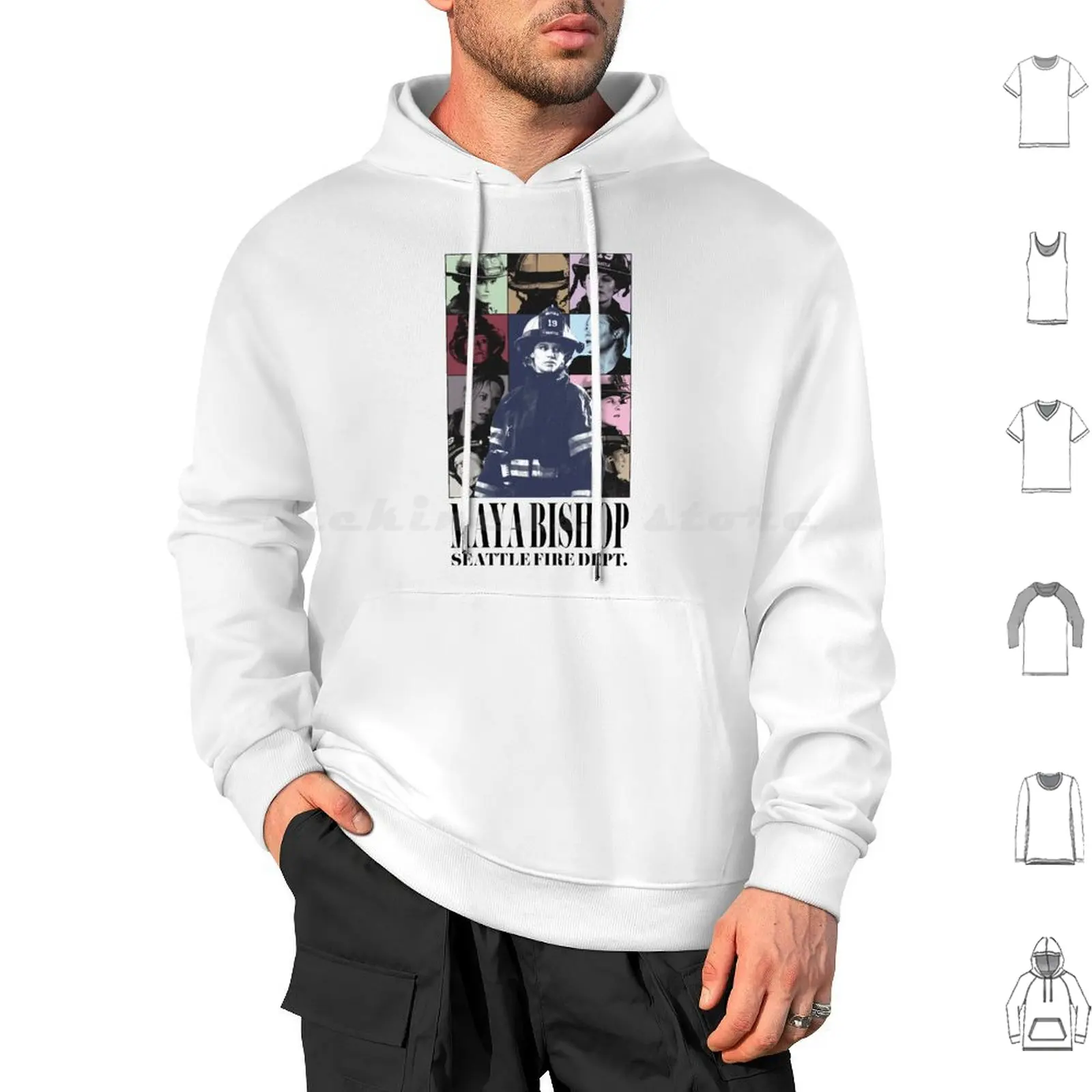 Толстовка с капюшоном длинным рукавом надписью The Eras Tour