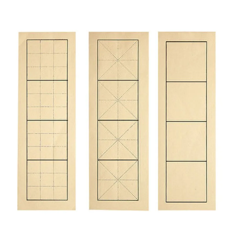 

100 Sheets zhuan shi lv shu half ripe Brush calligraphy paper for beginner