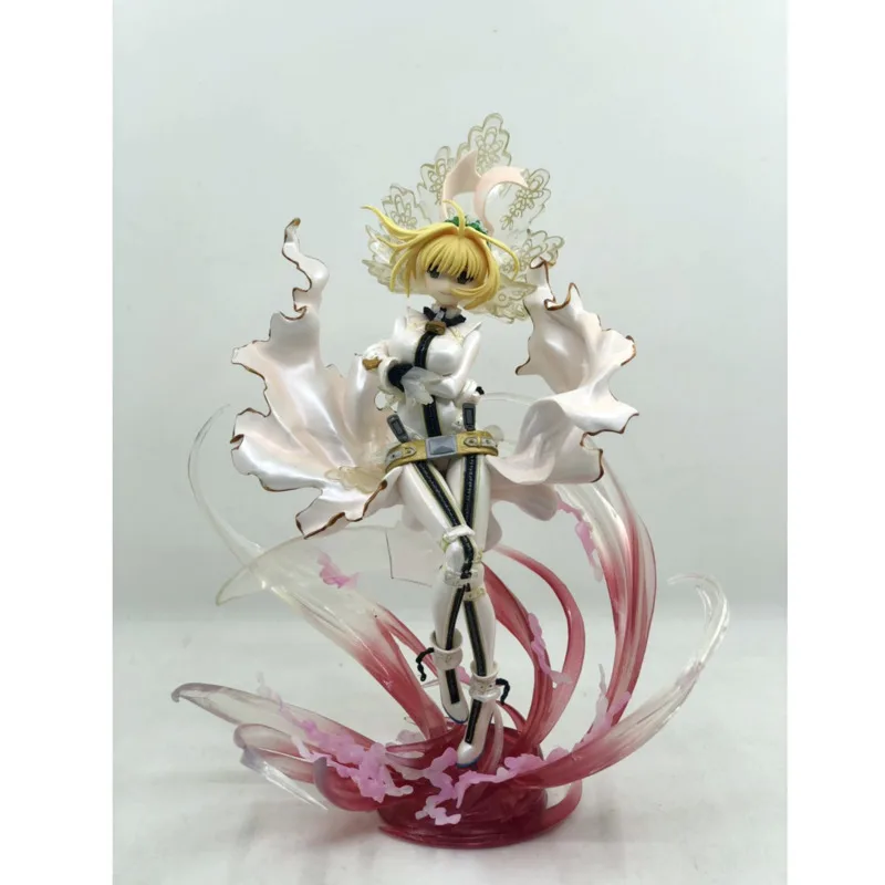 

23cm Fate Grand Order Anime Figure Nero Claudius Bride Action Figure Colorful Wedding Dress Nero Figure Collection Model Toys