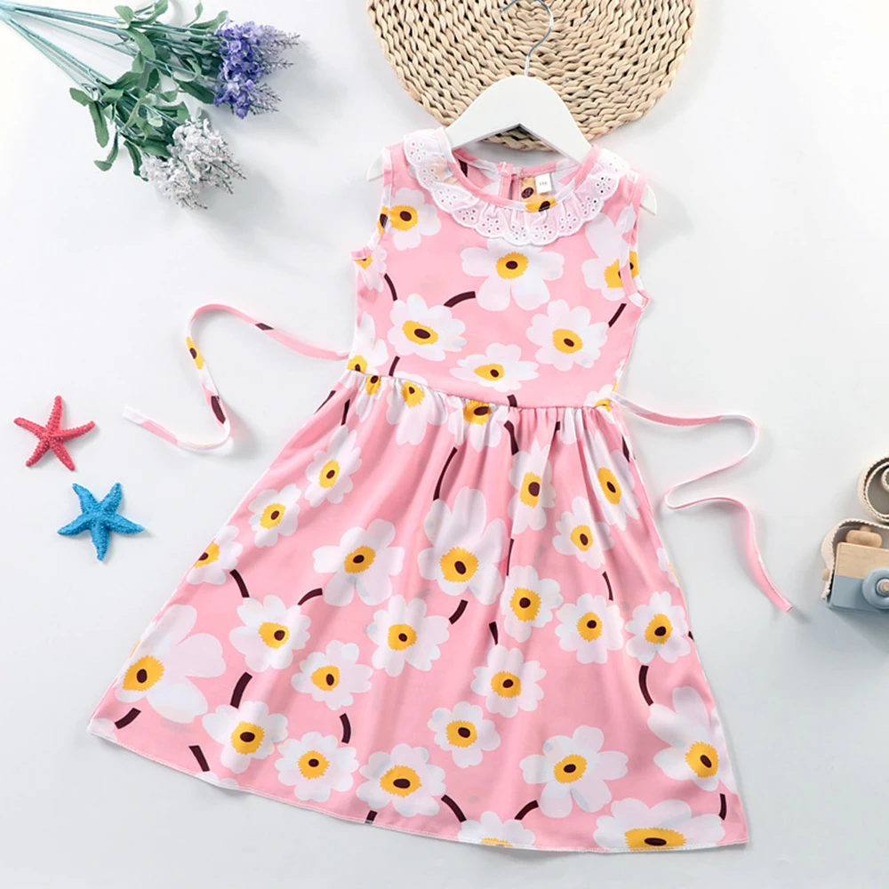 

Summer 2022 Big Girls Strawberry Dress For Weddings Girl Casual Princess Floral Dresses Kids Children Birthday Party Clothes