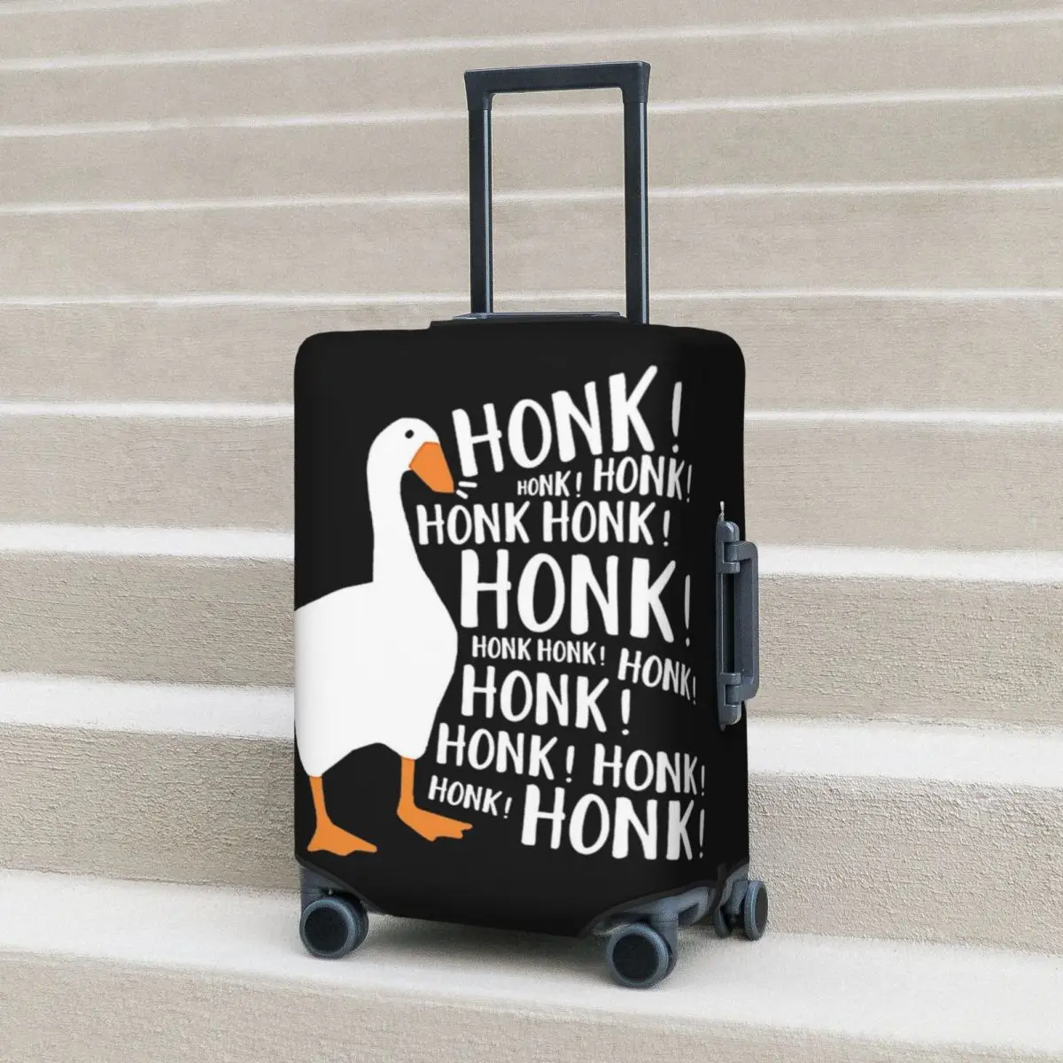 

Untitled Goose Game Suitcase Cover honk gaming meme animal Holiday Cruise Trip Practical Luggage Case Protection