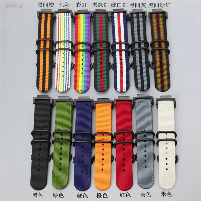 

Nylon Watch Band For Casio GA-110 GD-100 DW-5600 6900 GW-M5610 GA2100 GLS-8900 MCW-100 GMA-S110 Wrist Strap With Adapter 16mm