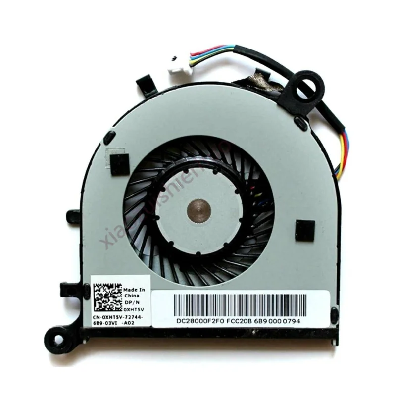 Новый вентилятор процессора для Dell XPS 13 9343 9350 9360 9530 L321X P54G XHT5V DC28000F2F0 4-контактный