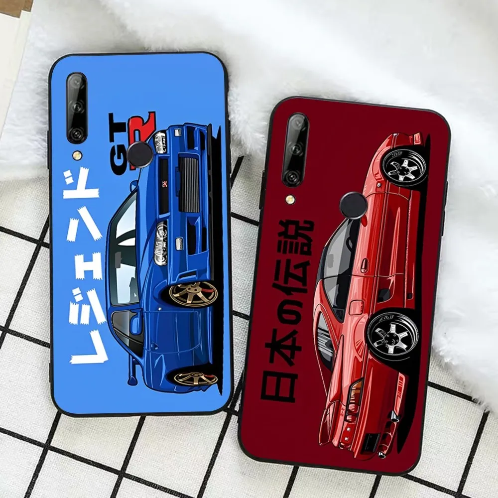 

Japan JDM Sports Cars Comic Phone Case For Huawei Honor 10 lite 9 20 7A pro 9X pro 30 pro 50 pro 60 pro 70 pro plus
