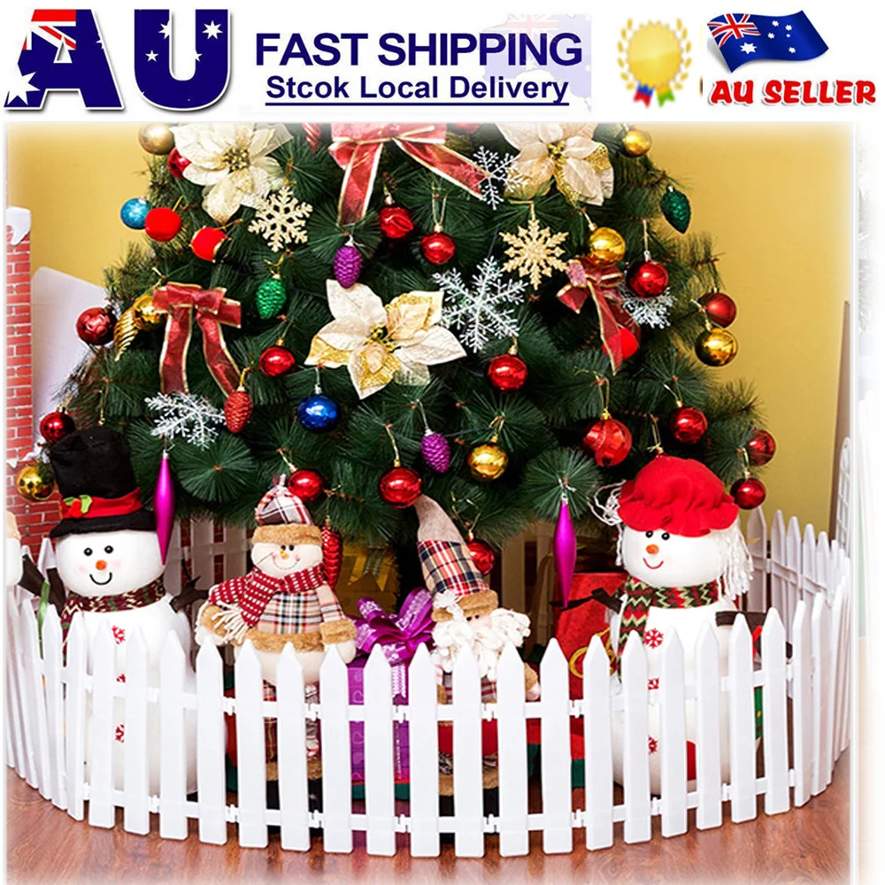 

Picket Fence Miniature Home Garden Christmas Xmas Tree Wedding Party Decoration (25 Pieces)