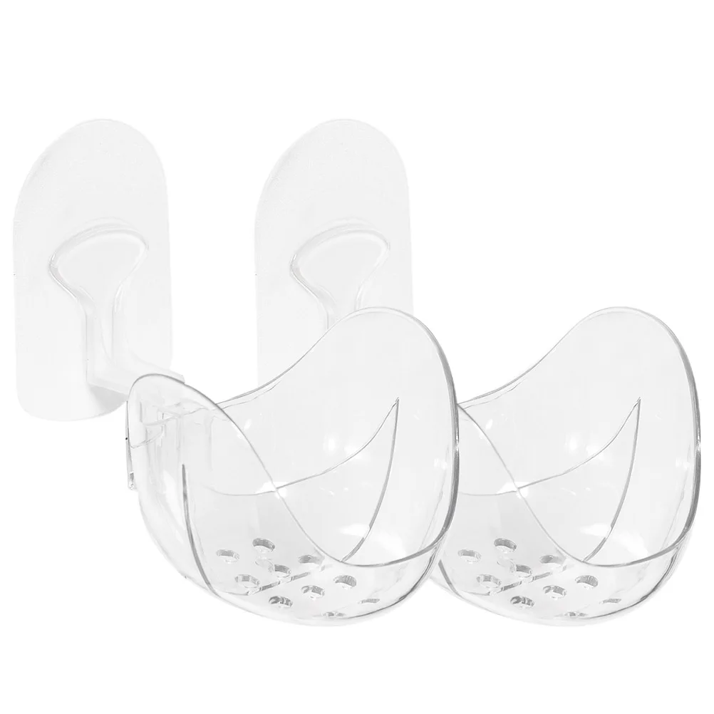 

2 шт., пластиковые подносы для мыла и губки