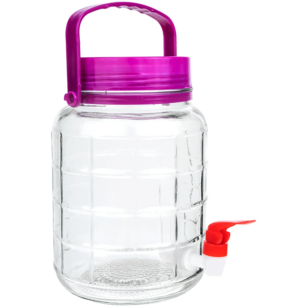 

Jar Pickle Teadispenserwater Container Sun Fermenting Pitcher Kettle Beverage Jars Transparentbrewing Iced Drink Cold Spigot