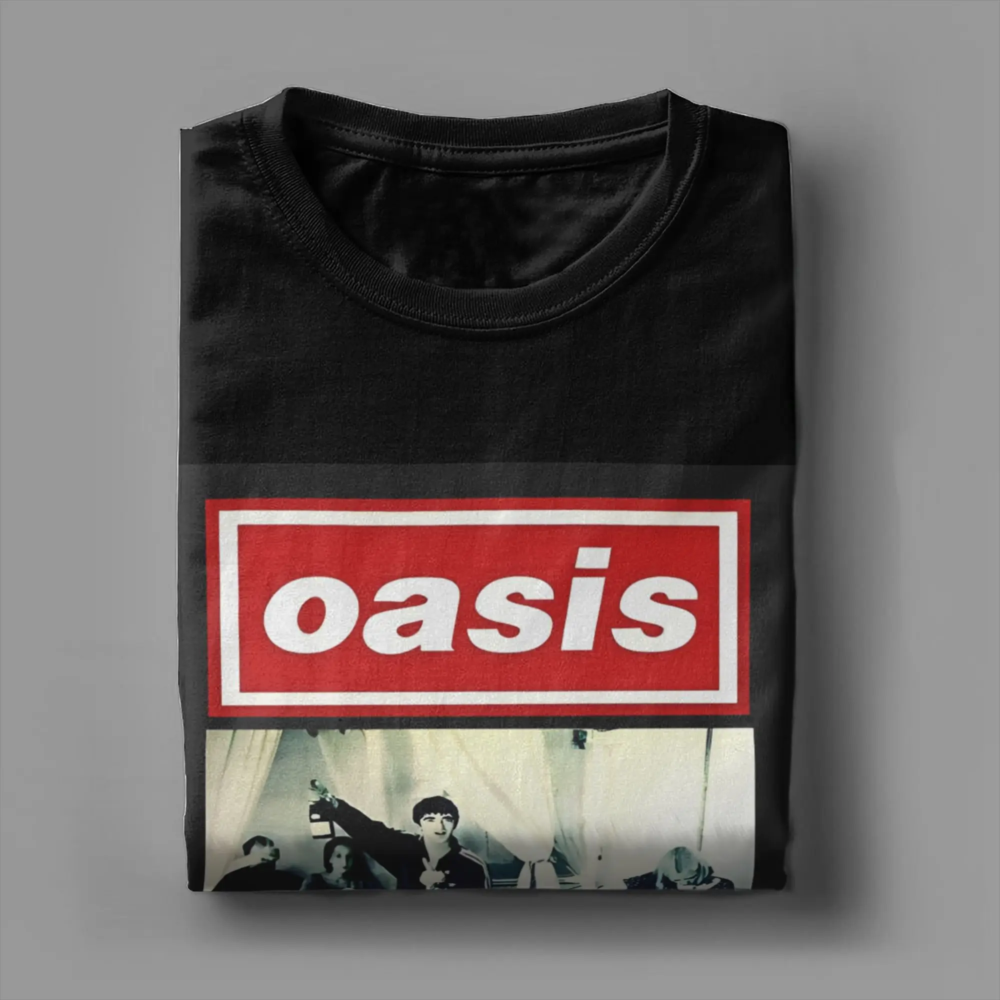 Men Minimalist Cigarettes And Alcohol O-Oasis 1994 T Shirt Cotton Clothes Vintage Short Sleeve Round Neck Tee T-Shirts