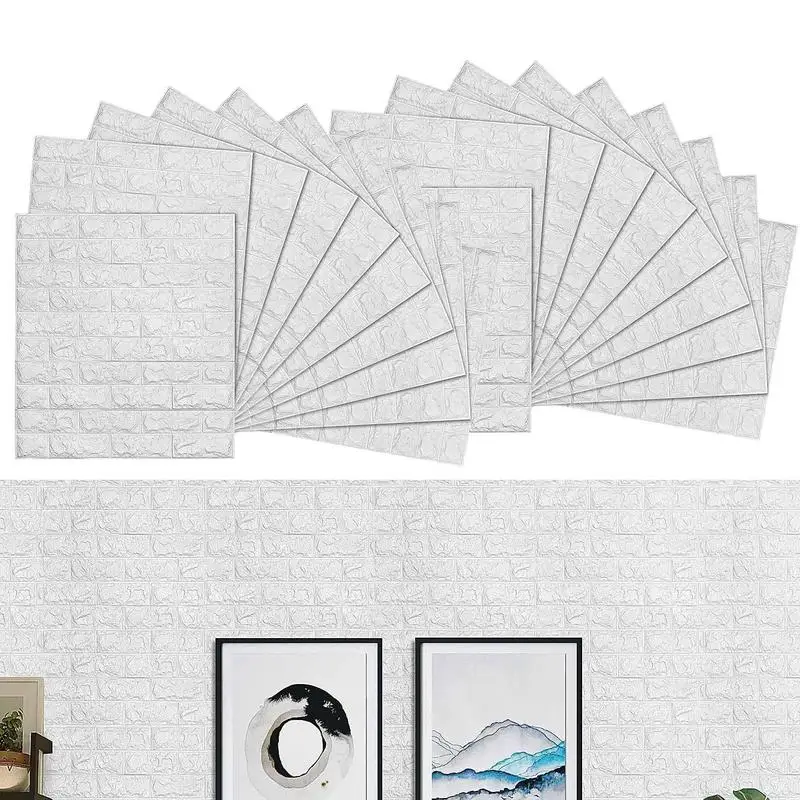 

Backsplash Tile Decals Wall Decals Waterproof Tile Decals Self-Adhesive XPE Wall Stickers Peel And Stick Backsplash For Living