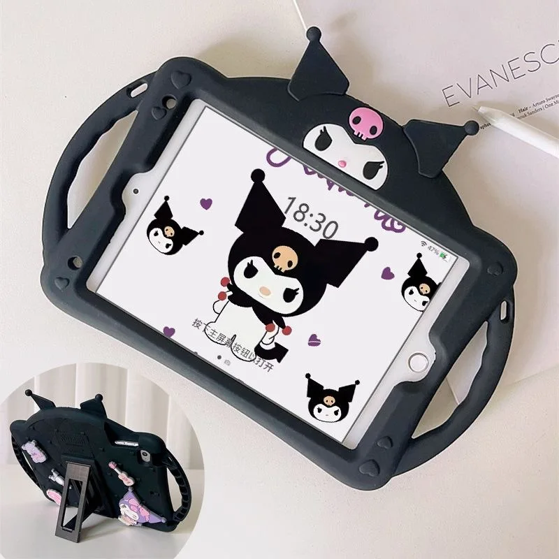 

Симпатичный силиконовый защитный чехол Sanrio Cinnamoroll Kuromi для IPad 5 6 поколения Mini6 Pro 11 10,2 10,9 Air 3 4 5 дюймов