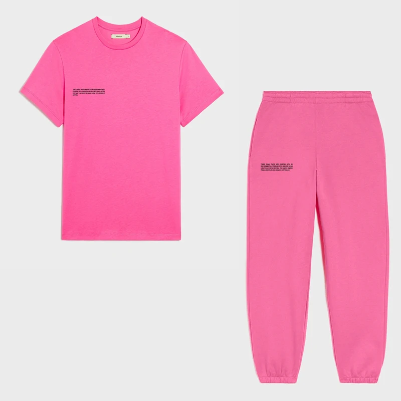 

Womens tshirts short sleeve crewneck tees summer tops loose fit sweatpants tracksuits two piece sets jogging suits outfits