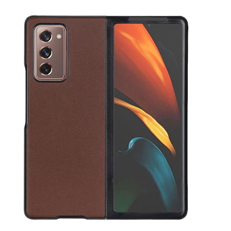 

For Huawei Mate X2 mobile phone case all-inclusive anti-fall real leather folding screen protective cover luxury retro classic
