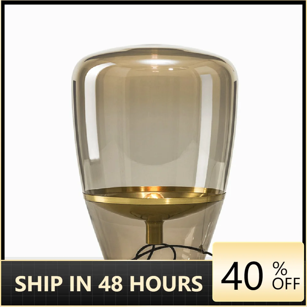 

Креативная Светодиодная настольная лампа E27 в стиле постмодерн, дизайнерский стеклянный светильник для кабинета, гостиной, прикроватный св...