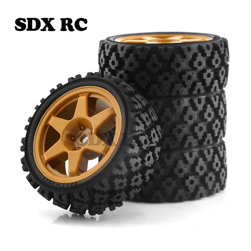 

4 шт., резиновые шины 70 мм для Tamiya XV01 XV02 TA06 TT01 TT02 PTG-2 144001 A959 1/10 RC