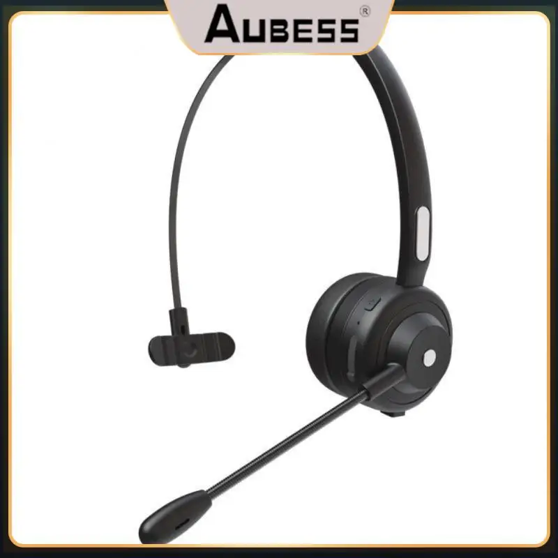 

Hands-free Call Wireless Headphone Business Headset Tws Earbuds Head-mounted Stereo Sound Earphone For Pc Laptop Smartphone