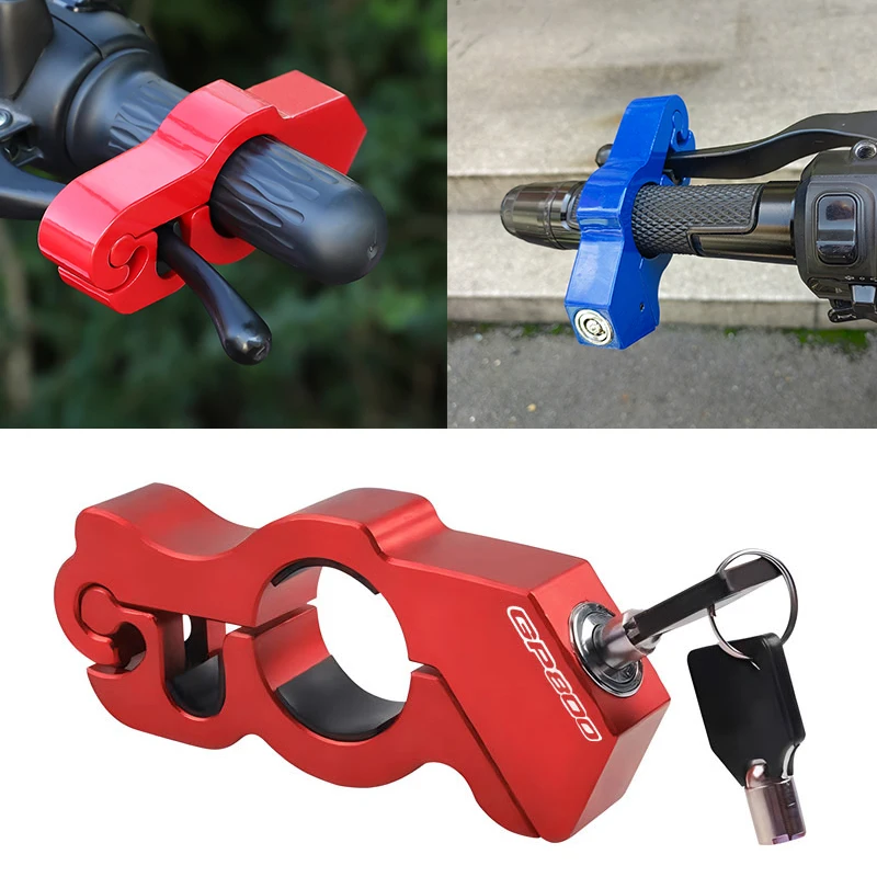 

Motorcycle Handlebar Lock Handle Solid Lock Anti Theft For Gilera GP800 Motorcycle Handlebar Brake Handle Solid Pull Rod