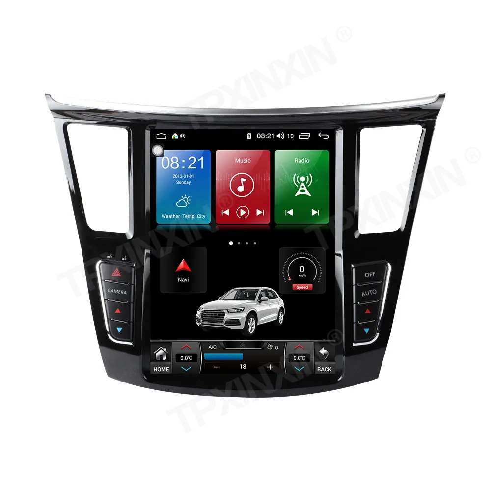 Радио Coche с Android-приемником автоматическим экраном для Infiniti Qx60 Jx35 2014 2015 2016 2017 2018 2019