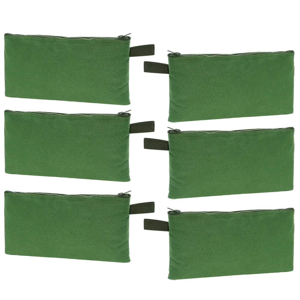 

6 шт., мешочек для инструментов, сумка на молнии, многофункциональная сумка для хранения, Холщовая Сумка для инструментов