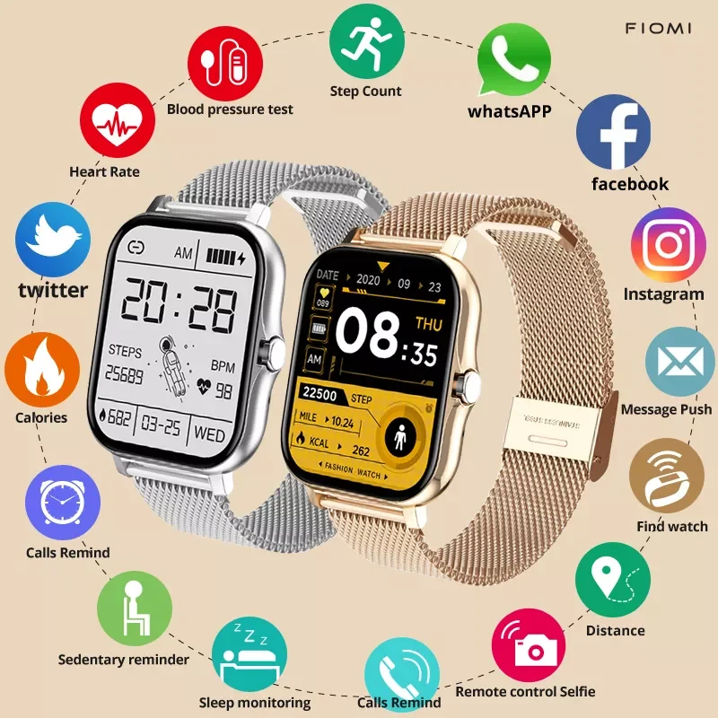 

Смарт-часы Y13 с Bluetooth, сенсорным экраном 1,69 дюйма, водостойкие