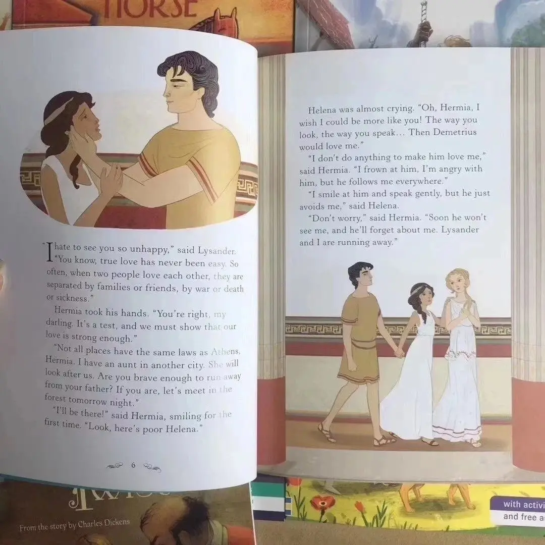 Kup 14 Książek/zestaw Usborne Angielski Czytnik Poziom 1-3 Stopniowane Czytanie Punkt-czytanie Edycje Dziecięca Książka Obrazkowa Komiksów Libro