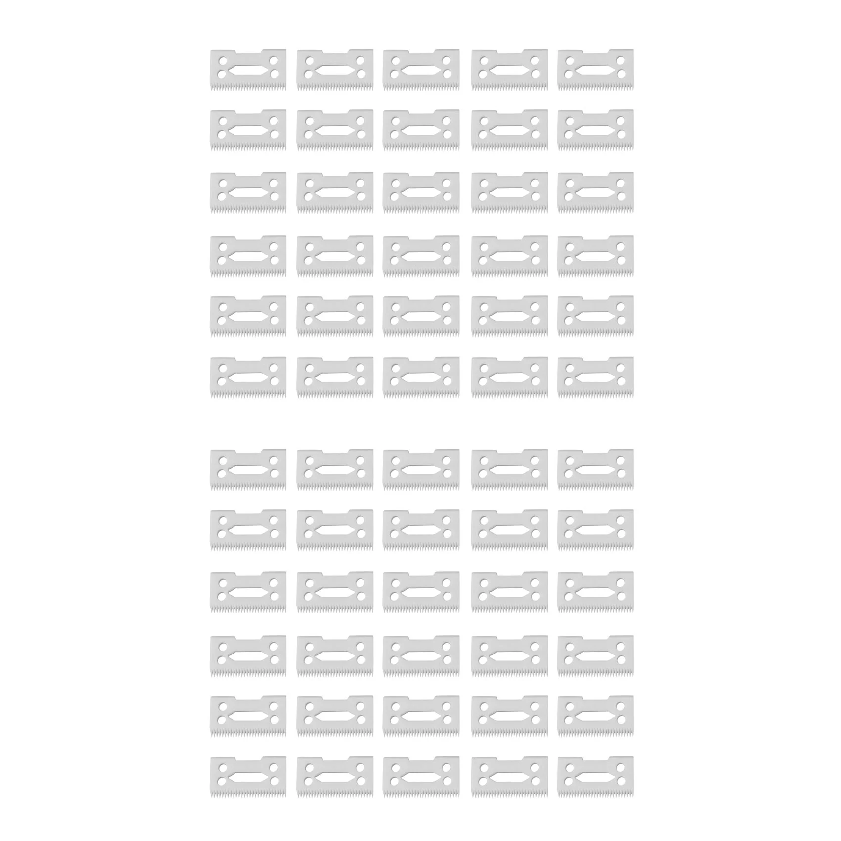 

60 шт., керамические циркониевые клипсы с 28 зубцами