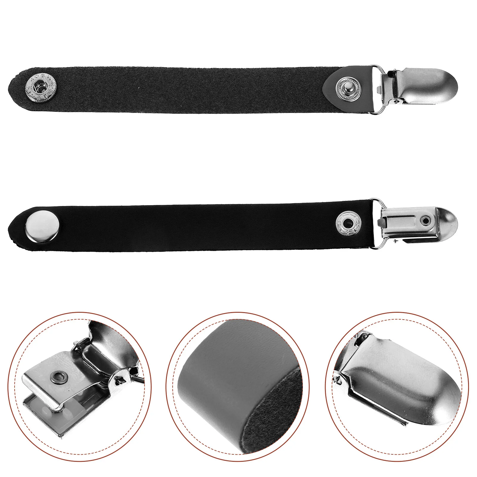 

2pcs Hat Clip for Travel Hat Clip for Travel PU Metal Hat Clip on Bag Multifunctional Hat Clip