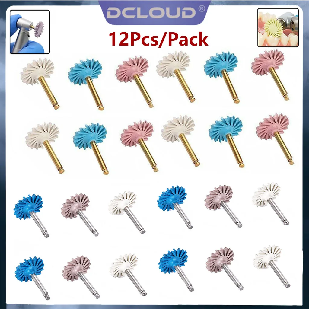 12 шт./упак. полировальный диск из композитной смолы резиновый полировщик RA 2 35 мм