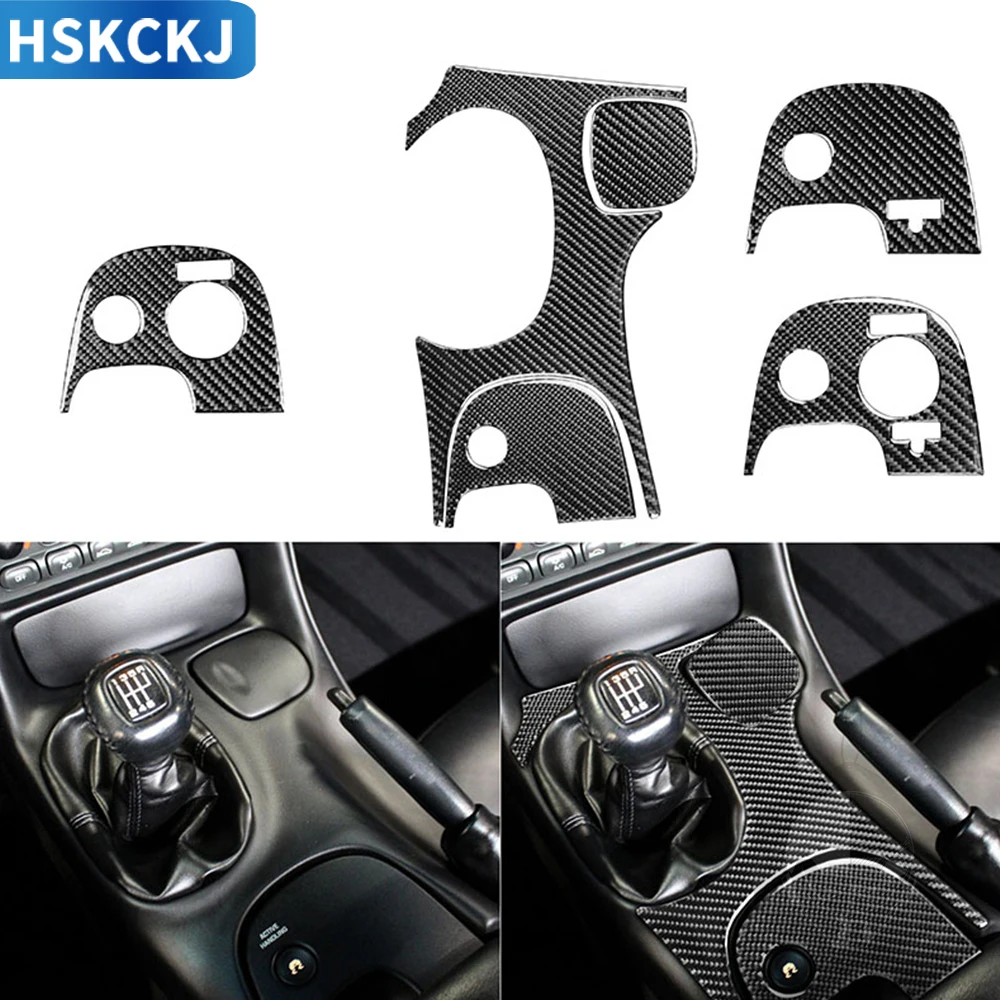 Для Chevrolet Corvette C5 98-04 наклейка из углеродного волокна панель центральной консоли