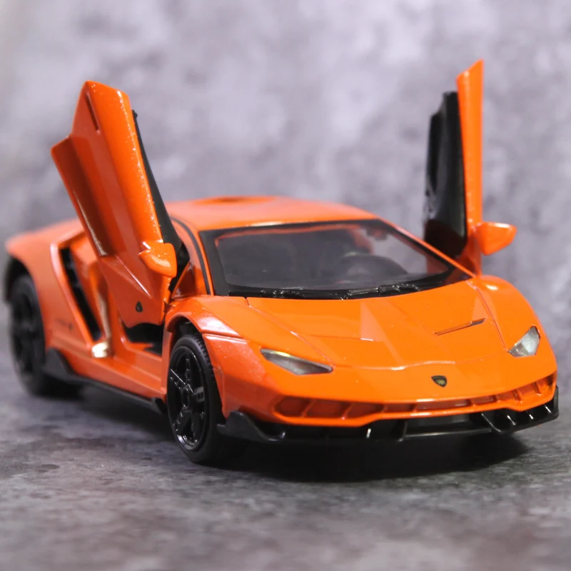 1:32 Lamborghinis LP770 модель спортивного автомобиля из сплава литый под давлением звук