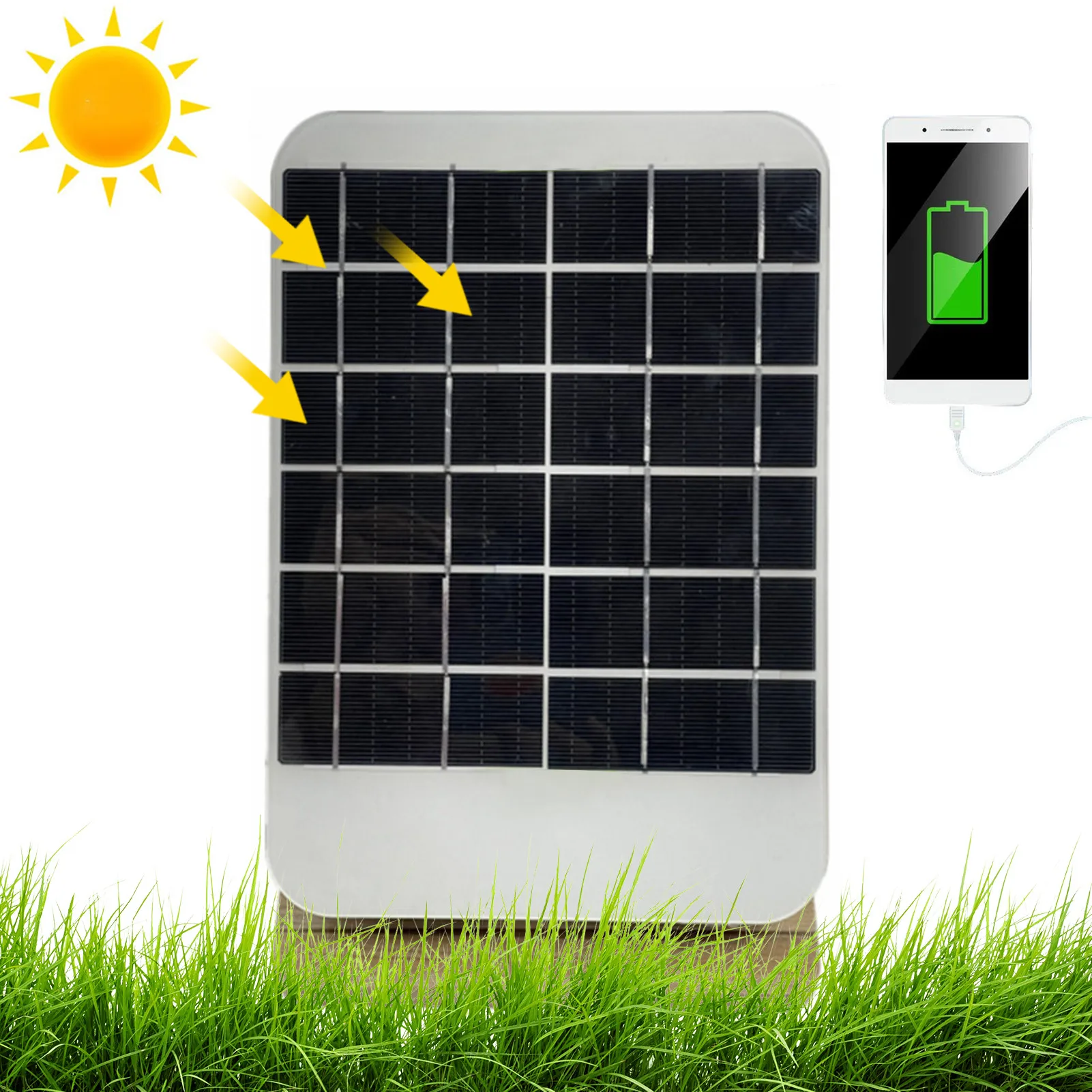 

Foldable Solar Panel Portable Solar Panel For Cell Phones Solar-Powered Phone Charger For Charging Phones Camping Lights