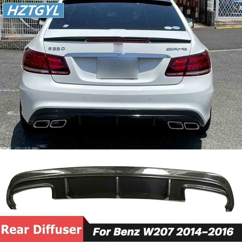 

Carbon Fiber Rear Bumper Lip Spoiler Diffuser For Benz E Class W207 Coupe E200 E260 E350 2014-2016