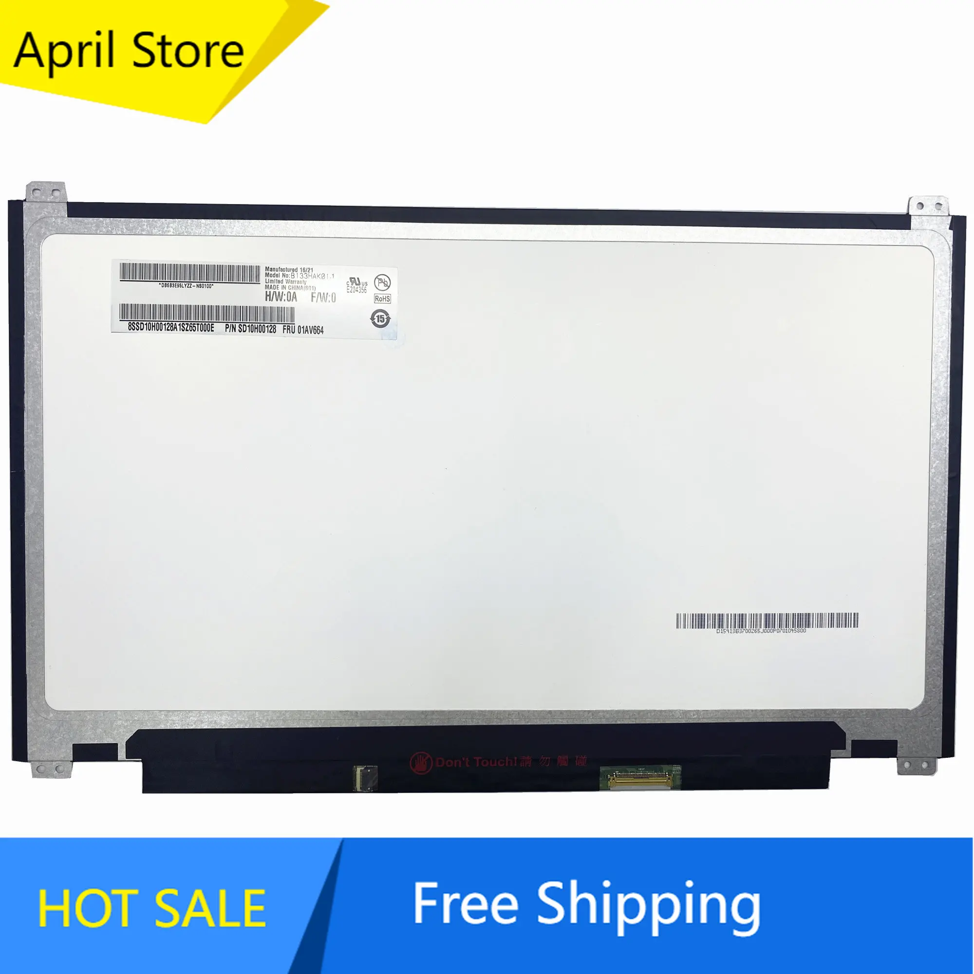 

B133HAK01.1 13,3 ''ноутбук ЖК-панель с сенсорным экраном Matrix 1920*1080 EDP 30 контактов