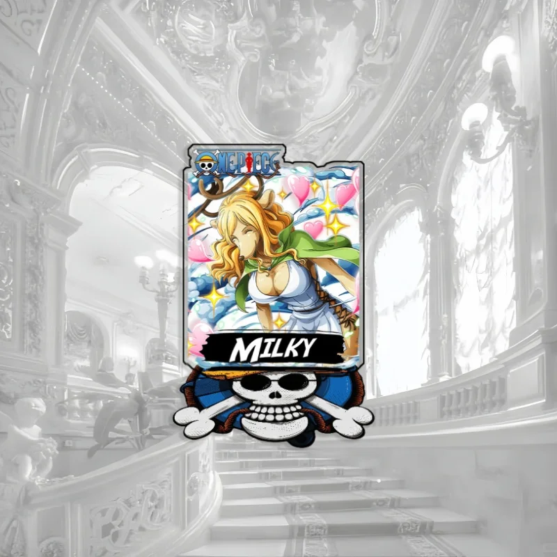 Фото Настольная фигурка-стенд для OPCG OP Milky Wanze Chessmarimo Gloriosa, самодельная, в стиле аниме, для декора рабочего стола, игрушка, подарок для фанатов, 15 см №2