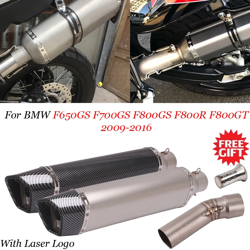 

Модифицированный глушитель выхлопных газов для мотоцикла, глушитель для выхлопных газов для BMW F800GS ADV F650GS F700GS F800GT F800R