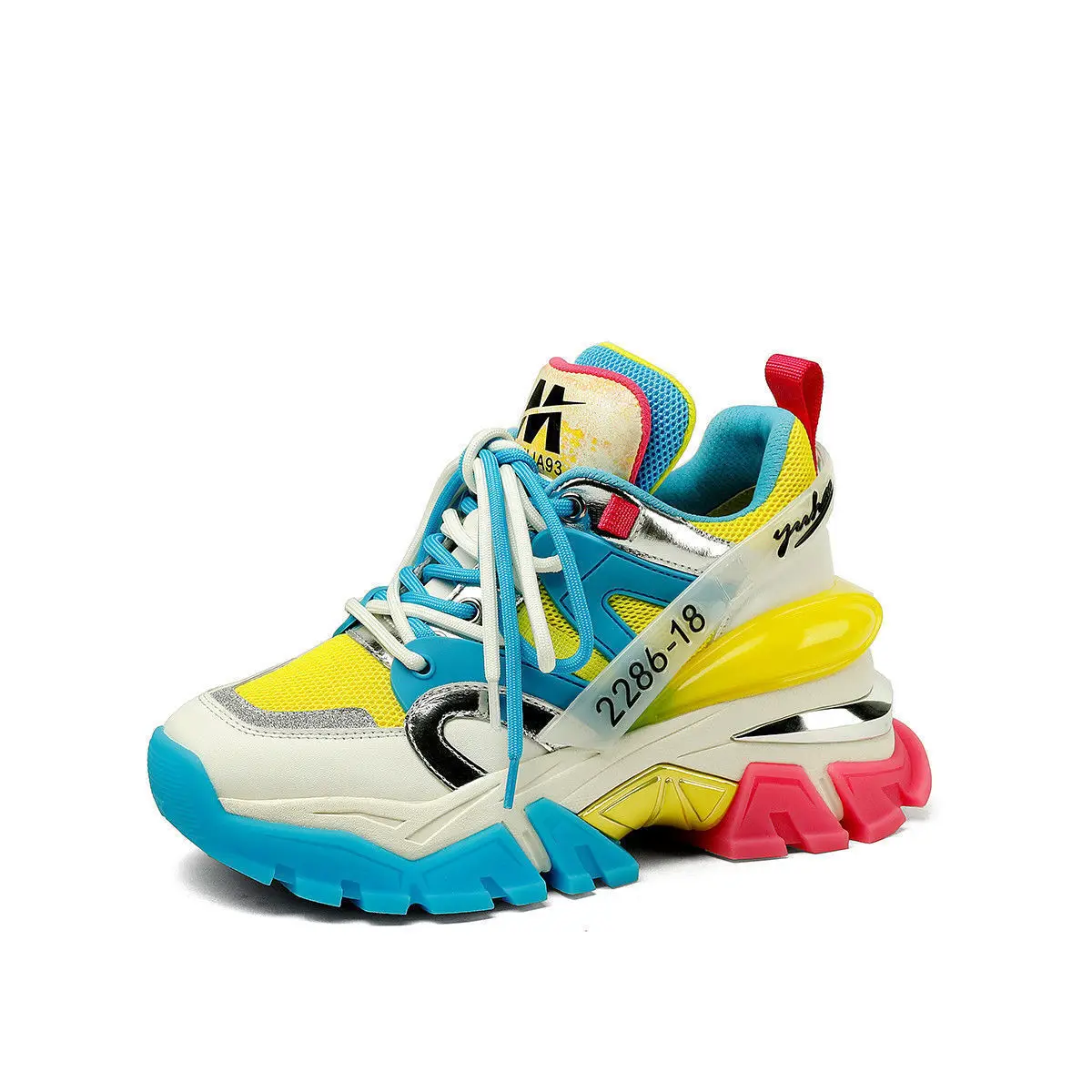 

Latest Original Design Sense Sneakers Platform Women Ins Tide Super Hot Increase Height Show Feet Small Breathable Ladies Shoes