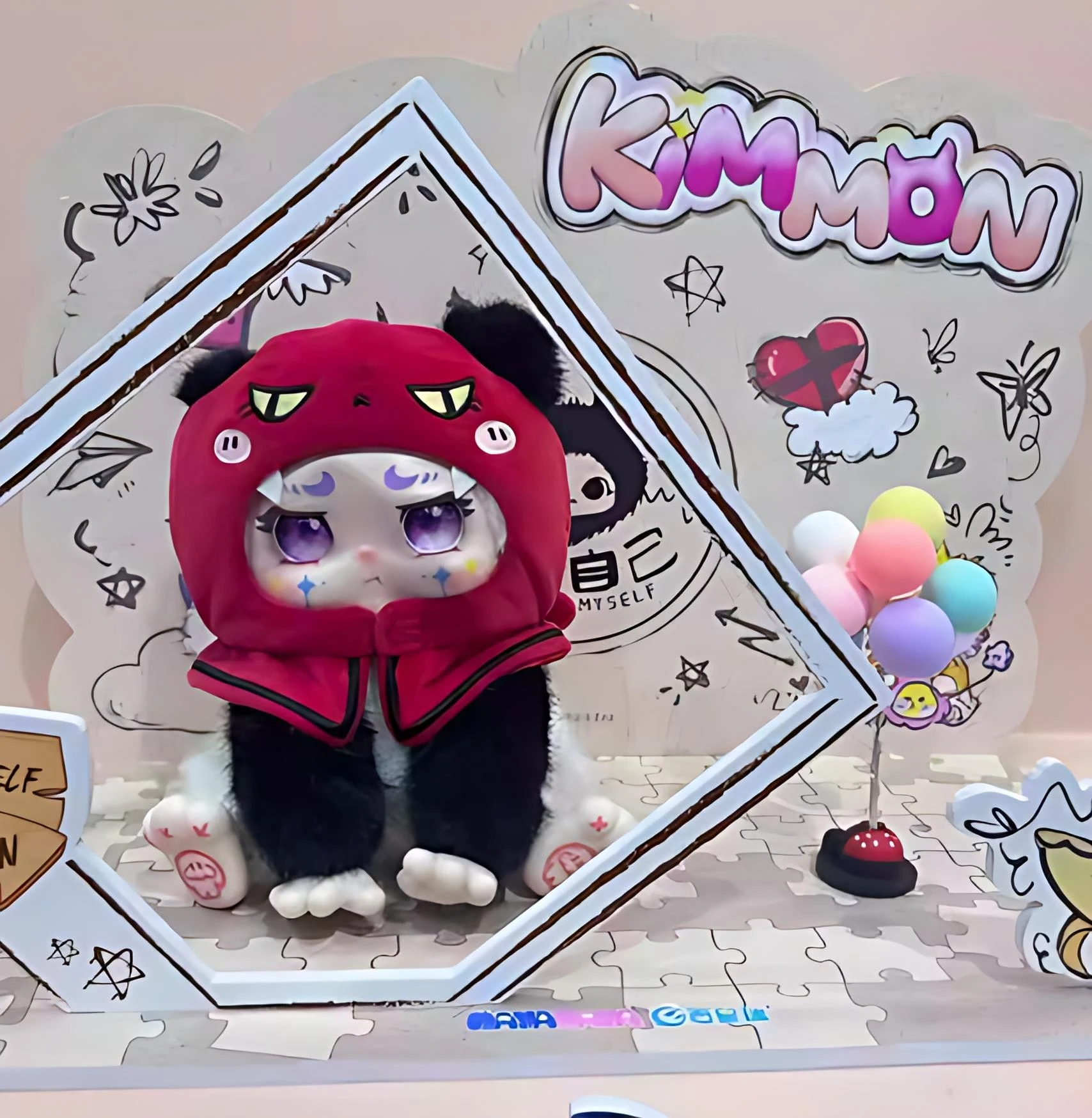 Фото KIMMON Regain Myself Series слепая коробка фигурки игрушки аниме рюкзакподвеска загадочная коробка мультяшный декор подарок на день рождения для девочек №5