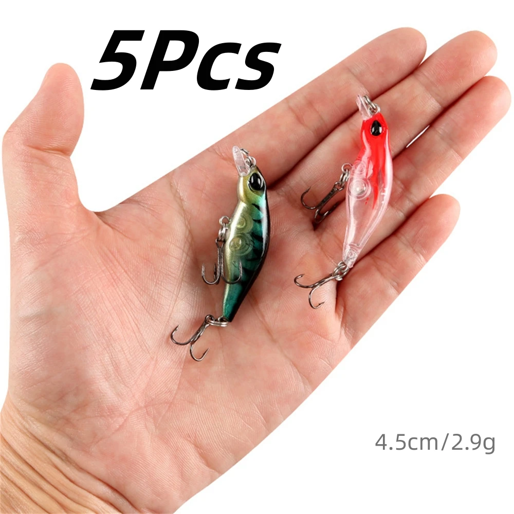 

Minnow Fishing Lure 45MM 2.9G 3D Eyes Fishing Crankbait Wobbler Plastic Hard Artificial Bait Pesca Tackle Fishing Accessories