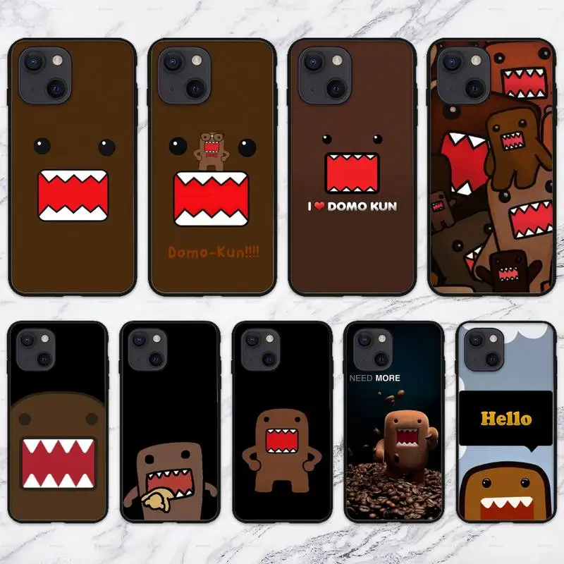 Милый чехол для телефона Домо-кун iPhone 11 12 Mini 13 Pro XS Max X 8 7 6s Plus 5 SE XR - купить по