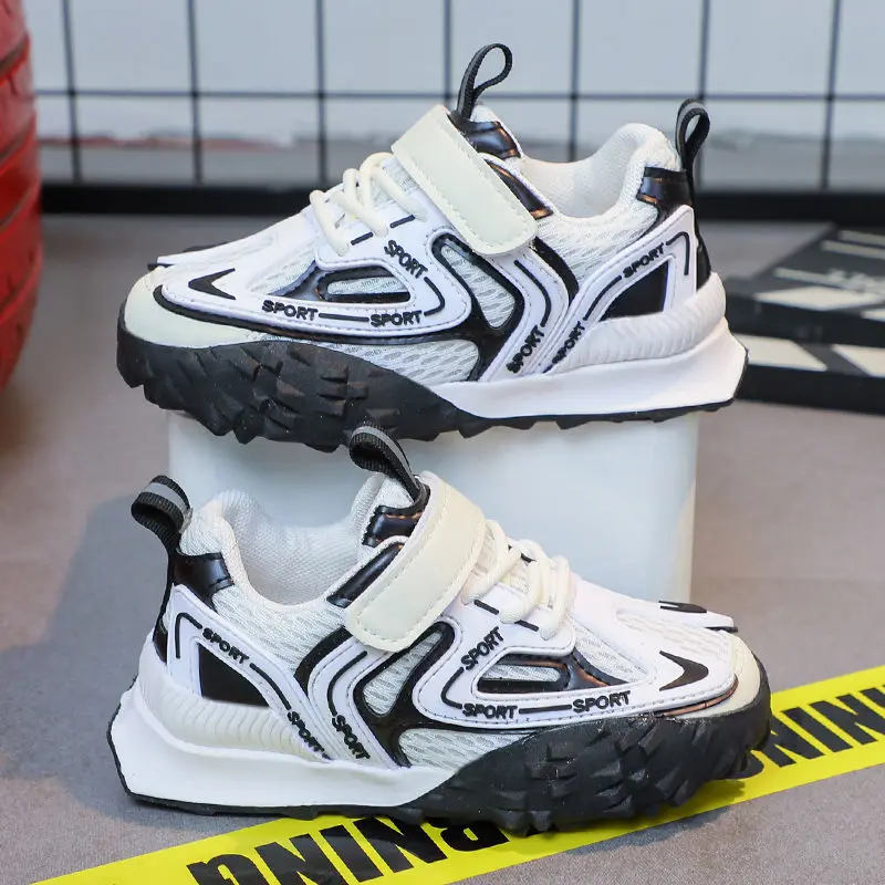 

Children Tenis Girls And Boys Sneakers for Kids Casual Shoes Breathable Sports Flats Fashion Non-slip 4 Colors Size 26-36#1106