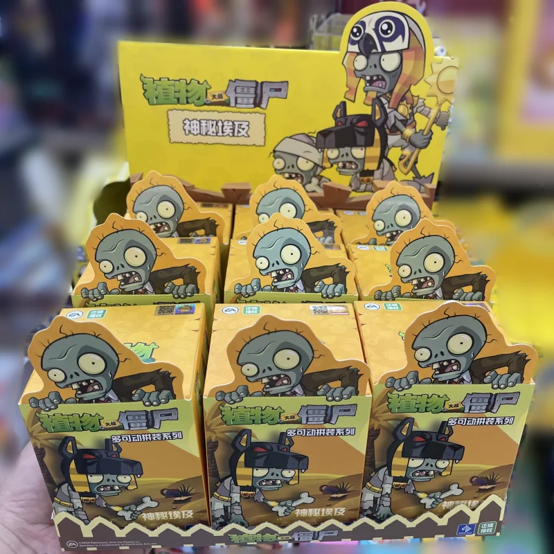 Фото Plants Vs. Zombies 2, серия Pirate Harbor, серия «Таинственный Египет», слепая коробка, фараон, железная бочка, сборка зомби, игрушки, модель в подарок №4