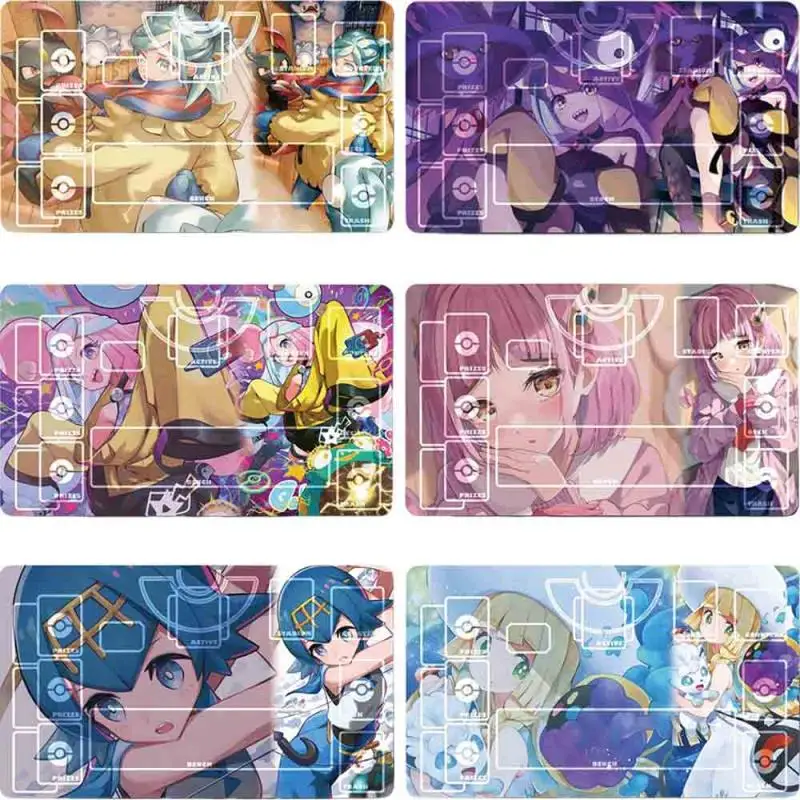 Коврик для карт Pokemon Ptcg Глория жуша тренировочная серия 60x35 см специальная игра